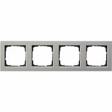 thumbnail of E2 Rahmen, 4f, edelstahl, Metall, geeignet für Unterputz-Installation
