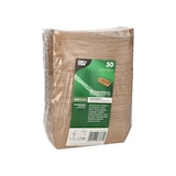 thumbnail of 50 Snacktrays, Pappe "pure" 3 cm x 3,3 cm x 10,5 cm braun