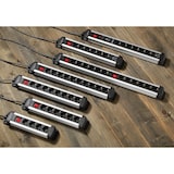 thumbnail of Sygonix SY-4538268 Steckdosenleiste mit Schalter 12fach Schwarz, Silber Schutzkontakt 1 St.