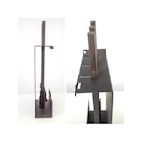 thumbnail of Conjunto de ferramentas para lareira de 3 peças em aço preto e madeira - conjunto 3 L