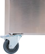 thumbnail of Romux® Saladette Kühltisch mit 3 Türen 180x70 cm für 10 GN 1/3 Behälter mit Umluftkühlung | Zubereitungstisch aus Edelstahl mit Kapazität 417 L