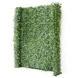 thumbnail of Balkonsichtschutz N77, Sichtschutz Windschutz Verkleidung für Balkon Terrasse Zaun ~ 500x150cm Tanne hell