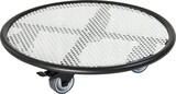 thumbnail of WAGNER Pflanzenroller BLACK & WHITE - Ø 38 x 8 cm, Soft-Rollen, Bremsen, innnen & außen, Tragkraft 150 kg - 20701701