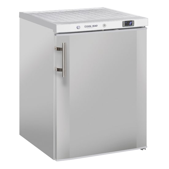 Cool Head armadio refrigerato in acciaio con interno in termoformato, 598x679x838mm, classe A++, acciaio