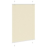 thumbnail of vidaXL Plissee Creme 100x100 cm Stoffbreite 99,4 cm Polyester