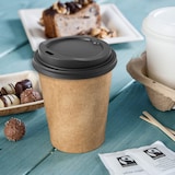 thumbnail of BIOZOYG 50 Stück Einwegdeckel Ø 90mm, schwarz  CPLA Bio Plastikdeckel Kaffeedeckel kompostierbar, biologisch abbaubar, umweltfreundlich