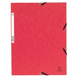 thumbnail of Exacompta 55300E 50x Sammelmappe mit Gummizug und 3 Klappen aus Colorspan-Karton 355g/qm, für Format DIN A4 - Farben sortiert
