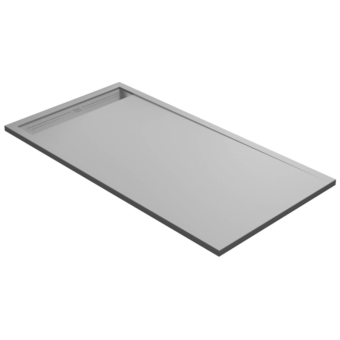 Piatto Doccia in Pietra Bonussi Trivor Grigio Chiaro 70x100 cm