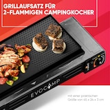 thumbnail of Grillplatte Aufsatz eckig 45x24, antihaftbeschichtete Grillpfanne, BBQ Zubehör universal
