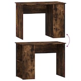 thumbnail of vidaXL Schreibtisch Räuchereiche 100x55x75 cm Holzwerkstoff