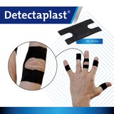 thumbnail of Detectaplast Fingergelenkenpflaster Heavy Duty Schwarz Textil 68 x 38 mm