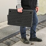 thumbnail of TRUTZHOLM Bordsteinrampe 2er Set 50x32x10cm Tragkraft 2t Gummi Rampe Auffahrrampe Rollstuhlrampe