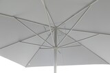 thumbnail of METRO Professional Parasol, aluminium / polyester, 3 x 3 m, UV-bescherming, waterafstotend, zilver / platina