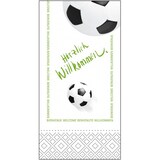 thumbnail of Mank Serviette Tissue Herzlich Willkommen Fussball, 33 x 33 cm, 1/8 Falz, 100 Stück