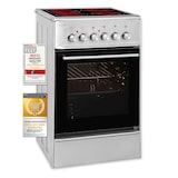 thumbnail of Exquisit ECM 8-4.1 BZ Inox Elektro-Standherd | Ober-/Unterhitze |  Grill | Heißluft | Multifunktion | Backofen-Volumen: 47 l | EEK:  A | Inox