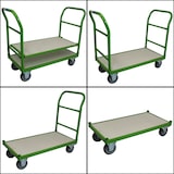 thumbnail of Profi Etagenwagen 250 kg 2 Etagen höhenverstellbar Plattformwagen Transportwagen Handwagen