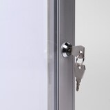 thumbnail of Showdown Schaukasten für Innen und Außen SCS - 2x DIN A4 - Aluminium - Silber