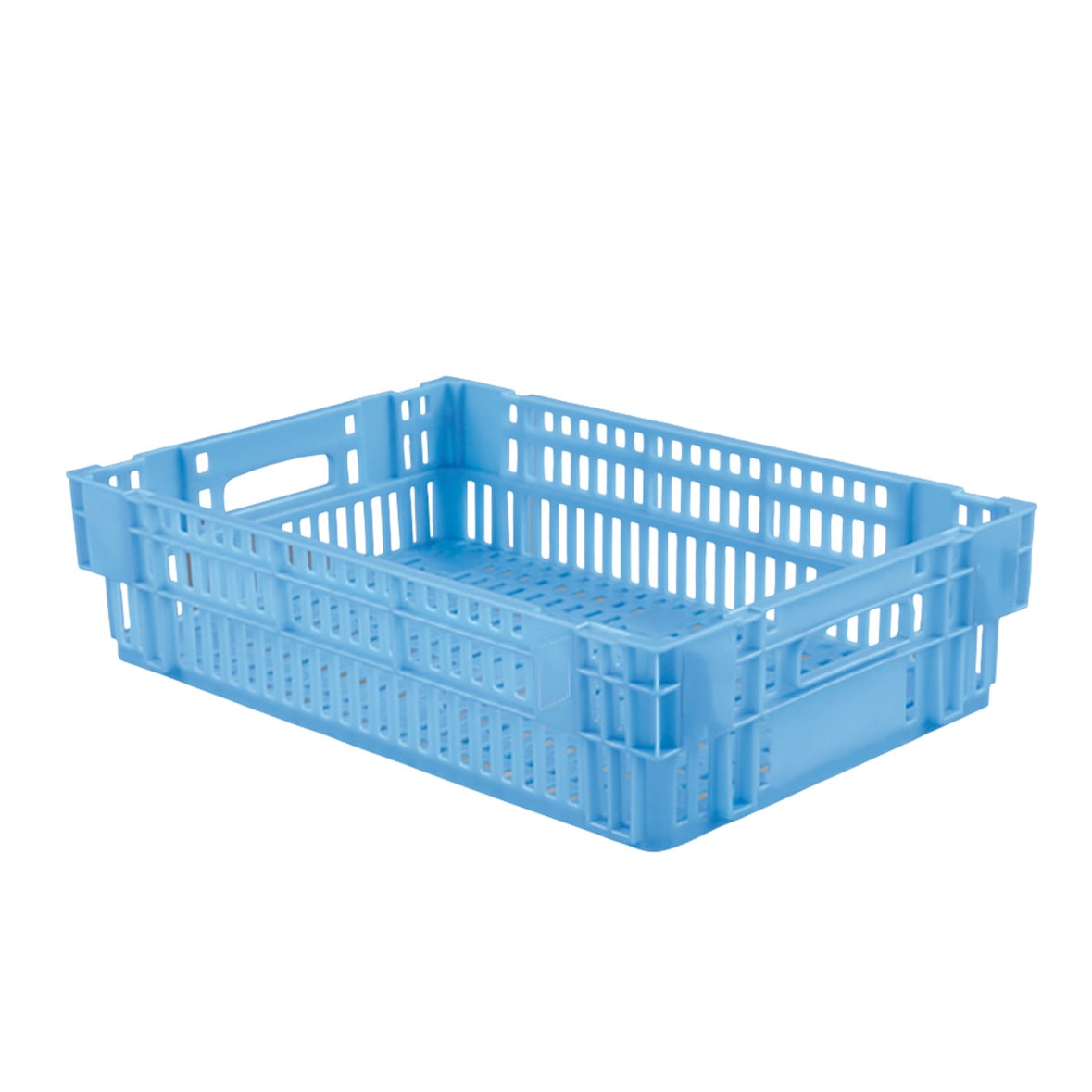 GILAC Caisse ajourée empilable emboîtable 600 x 400 - 27 L - Bleu G180110