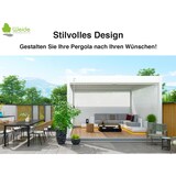 thumbnail of Weide Sonnenrollo für Weide Pergola | weiß