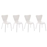 thumbnail of Set 4 Sedie Impilabili CALISTO bianco