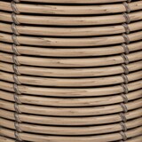 thumbnail of Lot de 3 Cache-pots aspect Rotin sur pied en métal Noir D 17 D 25 et D 36 cm