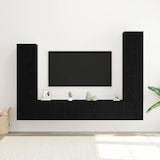 thumbnail of vidaXL TV-Schrank-Set 4 pcs Schwarz Eichen-Optik 30,5 x 30 x 110 cm