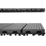 thumbnail of tectake Set di piastrelle da esterno Tegulas in WPC effetto legno - 406017