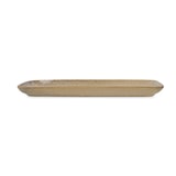 thumbnail of Bidasoa Ikonic Set van 6 Rechthoekige Bruine Serveerschalen, 28x14cm
