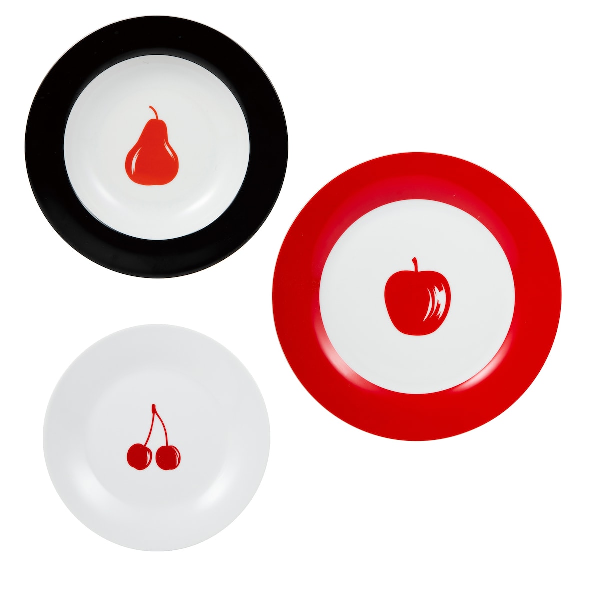 Benetton - 12-teiliges Obstgeschirr aus Porzellan