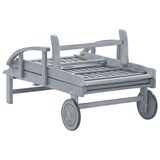 thumbnail of Helloshop26 - Espreguiçadeira cadeira de praia cama de sol cama de jardim mobiliário de exterior para pátio com almofada madeira 02_0012377