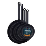 thumbnail of METRO PROFESSIONAL Pfannen Set 4 tlg., Aluminium, Ø 20/ 24/ 28/ 32 cm, Teflon Antihaftbeschichtung, Induktion, ofenfest
