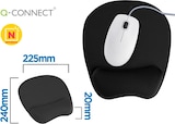 thumbnail of Tapete para rato q-connect com apoio de pulsos ergonomica de gel cor preto