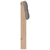 thumbnail of vidaXL Gepolstertes Kopfteil Taupe 90 cm Massives Kiefernholz