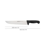 thumbnail of Arcos Serie 2900 - Metzgermesser Steakmesser - Klinge Nitrum Edelstahl 250 mm - HandGriff Polypropylen Farbe Schwarz