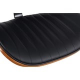 thumbnail of Lot de 2 tabourets de bar Clawson en similicuir Noyer / Noir/Noir