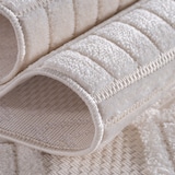 thumbnail of Teppich Outdoor 3D-Effekt Wetterfest Waschbar Strapazierfähig Balkon Terrasse Küche OEKO-TEX Creme 80x150 cm – ORTLER von Kadima Design