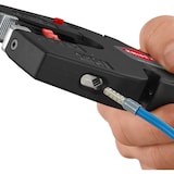 thumbnail of KNIPEX Abisolier-/Crimpautomat, abisolieren und crimpen, Hand, 0,03-10qmm, Abisolierlänge einstellbar,