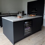 thumbnail of Vinata Vernale Wijnklimaatkast Vrijstaand of onderbouw - Zwart - Wijnkoelkast 51 flessen - 82 x 59.5 x 58 cm - Wijnkast glazen deur