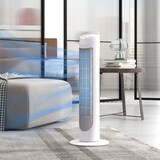 thumbnail of Ventilador de Torre 45W Ventilador Vertical Silencioso con 3 Velocidades Oscilación 70° para Salón Dormitorio Oficina Ø27x75 cm