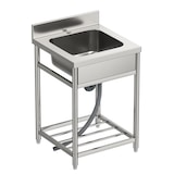 thumbnail of Gasfrit - Fregadero de Acero Inoxidable de 1 Seno 550x 550x800 mm Desmontable | Pica Industrial con patas | Pila cuba para Cocina Restaurantes