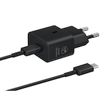 thumbnail of Samsung Schnellladegerät T2510 USB-C 25W mit Datenkabel, Black