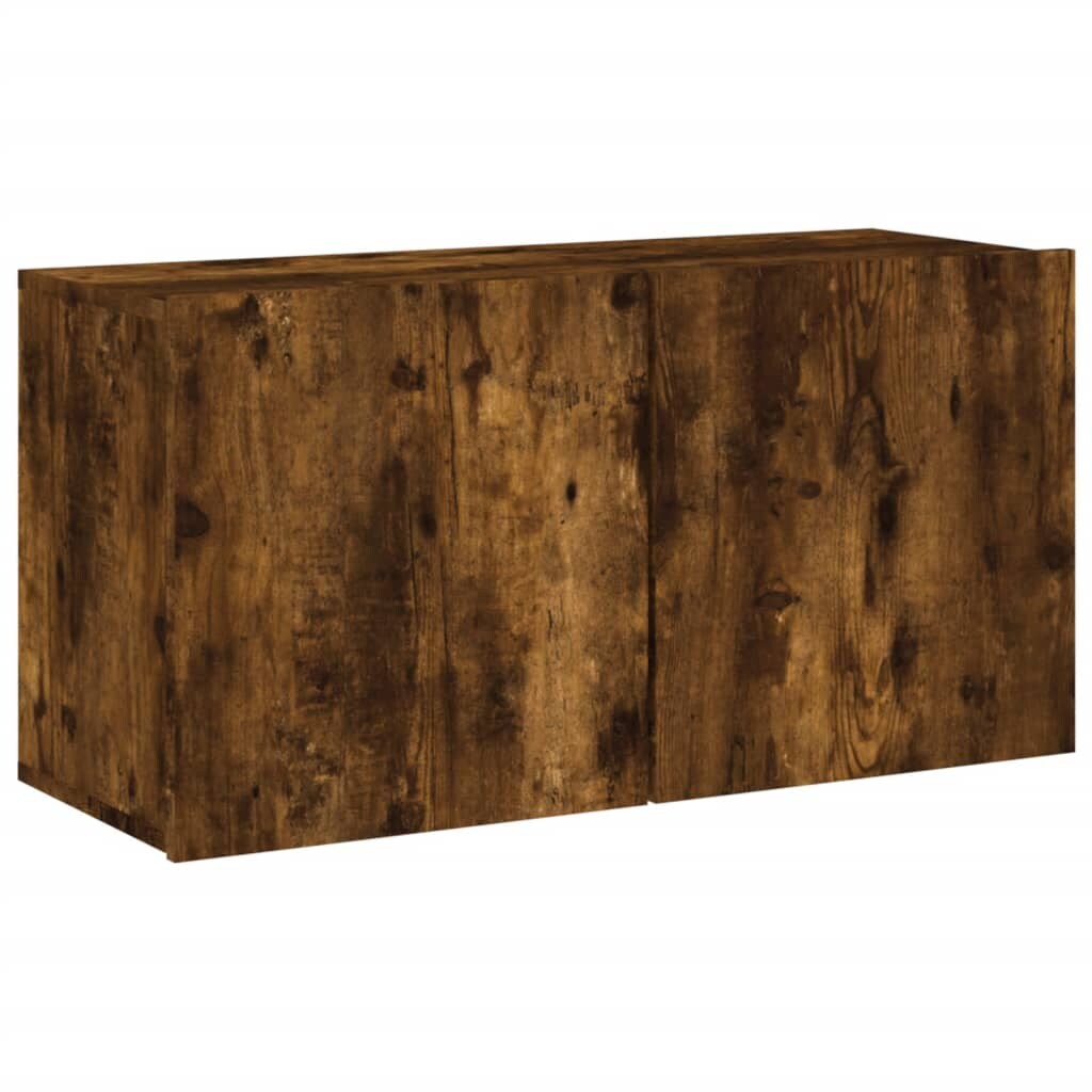 vidaXL TV-Wandschrank Räuchereiche 80x30x41 cm