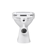 thumbnail of Belvit Dusch WC mit Bidet Funktion – Standtoilette mit Taharet, waagerechtem Wandabgang, Hygienedusche, Softclose WC-Deckel, Keramik in Weiß