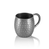 thumbnail of 8x Moscow Mule Set, 0,45 ltr., Ø 8,5 cm, Höhe 10 cm, vintage, gehämmert, Set á 2 Stück, Chromnickelstahl, PVD-Beschichtung