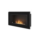 thumbnail of RAME 900 - Biocamino da incasso camino a bioetanolo da parete, vari colori - Nero - con Vetro