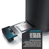 thumbnail of Arendo Langschlitz 4 Scheiben Toaster Frukost, mit Display, Defrost Funktion, Wärmeisolierendes Doppelwandgehäuse, Schwarz