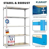 thumbnail of Schwerlastregal - Verzinkt - Traglast 875 kg - 200 x 90 x 45 cm