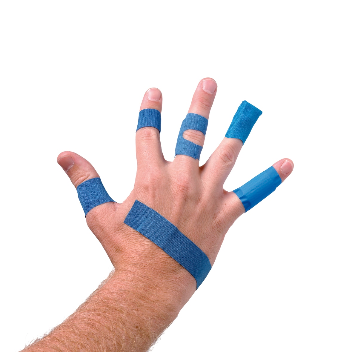 Blaues detektierbares elastisches Pflaster - Sortiment 4 Größen - 50St