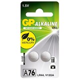 thumbnail of Gp pile alcaline-u2 a76f 1,5 v ag13/lr44 lot de 2-sous blister 05076ac