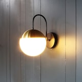 thumbnail of Applique murale BISTRO Globe opalin - H 29 cm